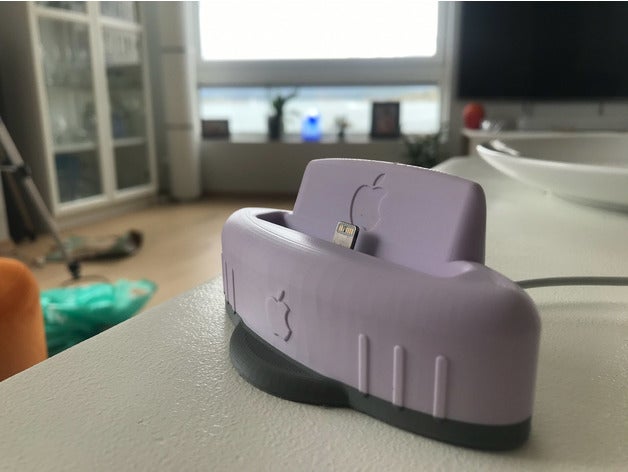 iphone dock station 3D print model - Mito3D