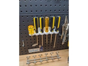 tool rack-01 adjustable pegboard pegboard mount rack screwdriver screwdriver holder space saver space saving tool tool holder