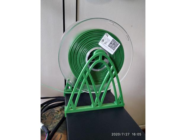 coil support soporte bobina filamento - anet e10 upgrade bobine fillament holder 3D print model - Mito3D