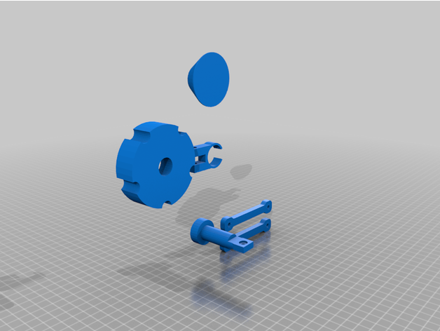 articulate flashlight arm 3D print model - Mito3D