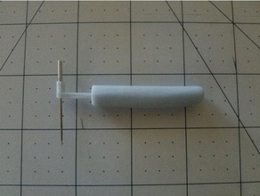 sewing machine needle holder quilting aid 3d print model - Mito3D