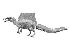 spinosaurus 2020 animal dinosaurio jurásico parque monstruo montar prehistórico animales estatua 3d print model - Mito3D