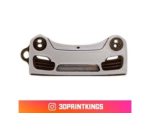 porsche 911 Schlüssel Kette Schlüsselbund Schlüsselanhänger 3d print model - Mito3D