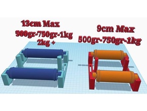 carretel suporte porte bobine Drouleuse filamento 3d print model - Mito3D