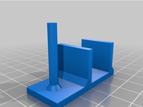 shelf floor clip fan mounting 3d print model - Mito3D