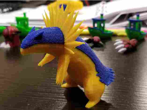 Typhlosion 3D print model - Mito3D