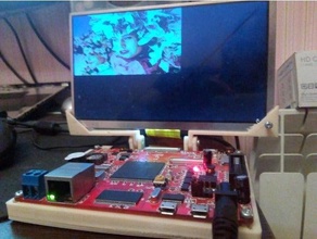 elektronisch Tafel Box Elektronik Gehege lcd montieren stm32 3d print model - Mito3D