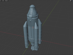 Rakete Modell bilden kerbal Platz Programm ksp 3d print model - Mito3D