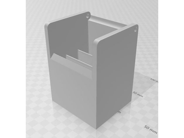deck card box cards holder playing 3D print model - Mito3D