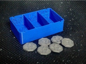 mando timón caja tokens miles millones soles 3d print model - Mito3D