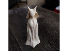 diabo mulher escultura personagem gênero mármore esculpir sexy 3d print model - Mito3D