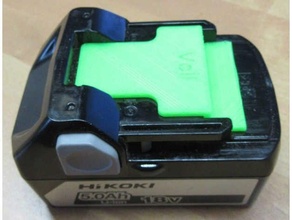 hikoki battery cover 18v 3d print model - Mito3D