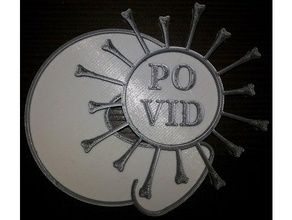 poronga virus covid 19 3d print model - Mito3D