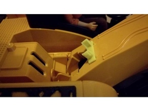 bruder cat excavator arm lock - mobil bagger armarretierung 3d print model - Mito3D
