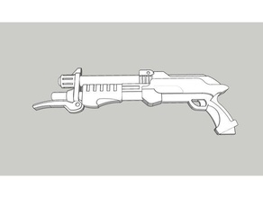 nomade luce fucile caccia corvus belli infinito gioco 3d print model - Mito3D