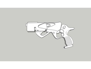 nomad pistol corvus belli infinity game 3d print model - Mito3D