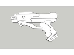 yu jing pistolet corvus belli infini Jeu 3d print model - Mito3D