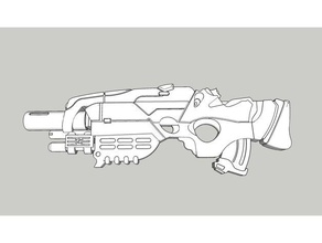 yu-jing multi rifle light shotgun corvus belli infinity game 3d print model - Mito3D