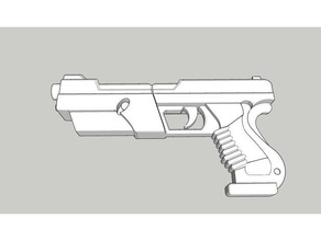 Haqqislam Pistole Korvus belli Unendlichkeit Spiel 3d print model - Mito3D