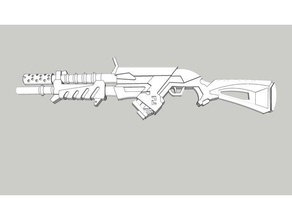 Shasvastii biniş pompalı tüfek corvus belli sonsuzluk oyun 3d print model - Mito3D