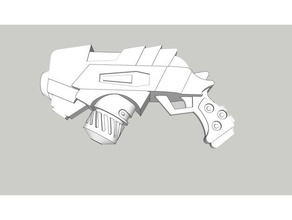 morat pistol corvus belli infinity game 3d print model - Mito3D