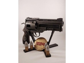 samaritano Hellboy pistola cosplay apuntalar 3d print model - Mito3D