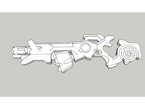 Toza biniş pompalı tüfek corvus belli sonsuzluk oyun 3d print model - Mito3D