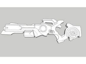 Toza kombi tüfek corvus belli sonsuzluk oyun 3d print model - Mito3D
