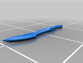 Toza Kiel kılıç corvus belli sonsuzluk oyun 3d print model - Mito3D