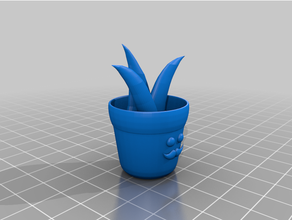 gerald planta maceta 3d print model - Mito3D