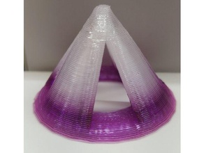 super simple painters pyramid cone standoff paint stain - supports 3d print model - Mito3D