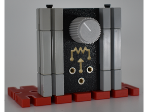 Potentiometer Halter Unterstützung fischertechnik 3d print model - Mito3D