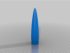pnc 55ao bnc nariz cone aeroespacial bt 55 goblin modelo foguete foguetes 3d print model - Mito3D
