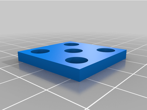 juego guerra modelo bases imán agujeros 3d print model - Mito3D