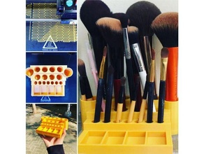 brush box makeup makeupbox 3d print model - Mito3D