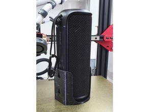fermé clé fil orateur mur monter Bluetooth monté 3d print model - Mito3D