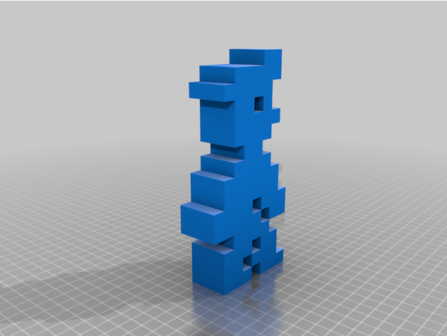 manic miner miner willy 3D print model - Mito3D