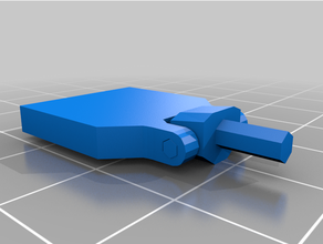 einfacher Gitterflossen 3d print model - Mito3D
