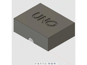 uno card box 3d print model - Mito3D