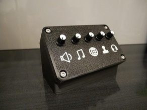 deej knob box volume controller 3d print model - Mito3D