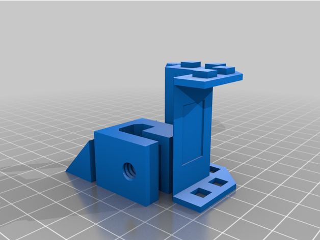 sürekli 90 derece kelepçe 90degree klips kendin yap destek 3D print model - Mito3D