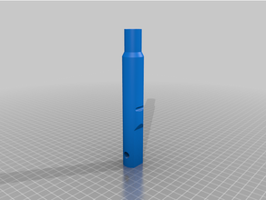narrow spring retaliator kit buffer tube guide akbblastermod nerf prophecy worker 3d print model - Mito3D