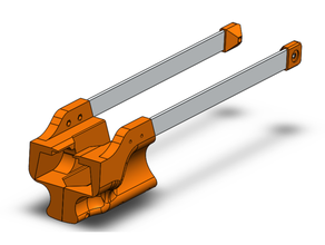 nerf Longshot pompa presa 3d print model - Mito3D