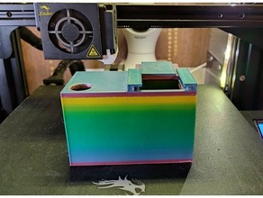 dağıtıcı Kutu sürgülü kapak rulmanlar cıvatalar Şeker sigara filtre kolay Yazdır Fındık parçalar yeniden boyutlandırılabilir 3d print model - Mito3D