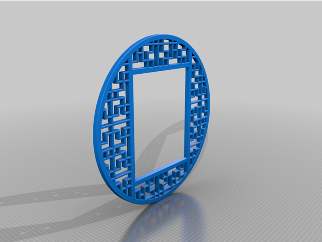 chino enrejado cuadro 3D print model - Mito3D