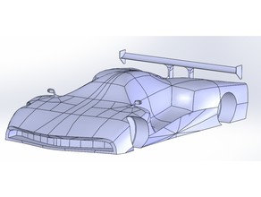 concept sport car racing sports vehicle vehicles 3d print model - Mito3D