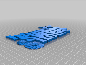 dulce placa 3d print model - Mito3D