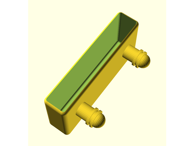 ikea beddinge wooden bar holder 3D print model - Mito3D