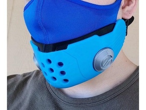 mechanical mask cosplay prop cyberpunk fashion metal gear rising wearable 3d print model - Mito3D