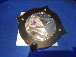 100mm solar filtro caso bainha 3d print model - Mito3D